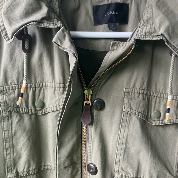 J. Crew Lightweight Utility Field Military Style Jacket Women’s Small - Picture 4 of 6